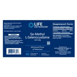 Selen - Se-Methyl L-Selenocysteine LifeExtension 90 kaps
